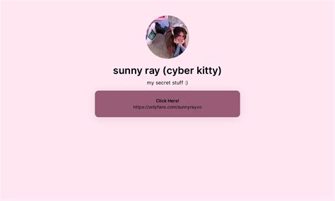 sunnyray onlyfans|cyber kitty ^